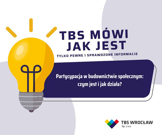 TBS mówi, jak jest: wyjaśniamy szczegóły związane z partycypacją w budownictwie społecznym